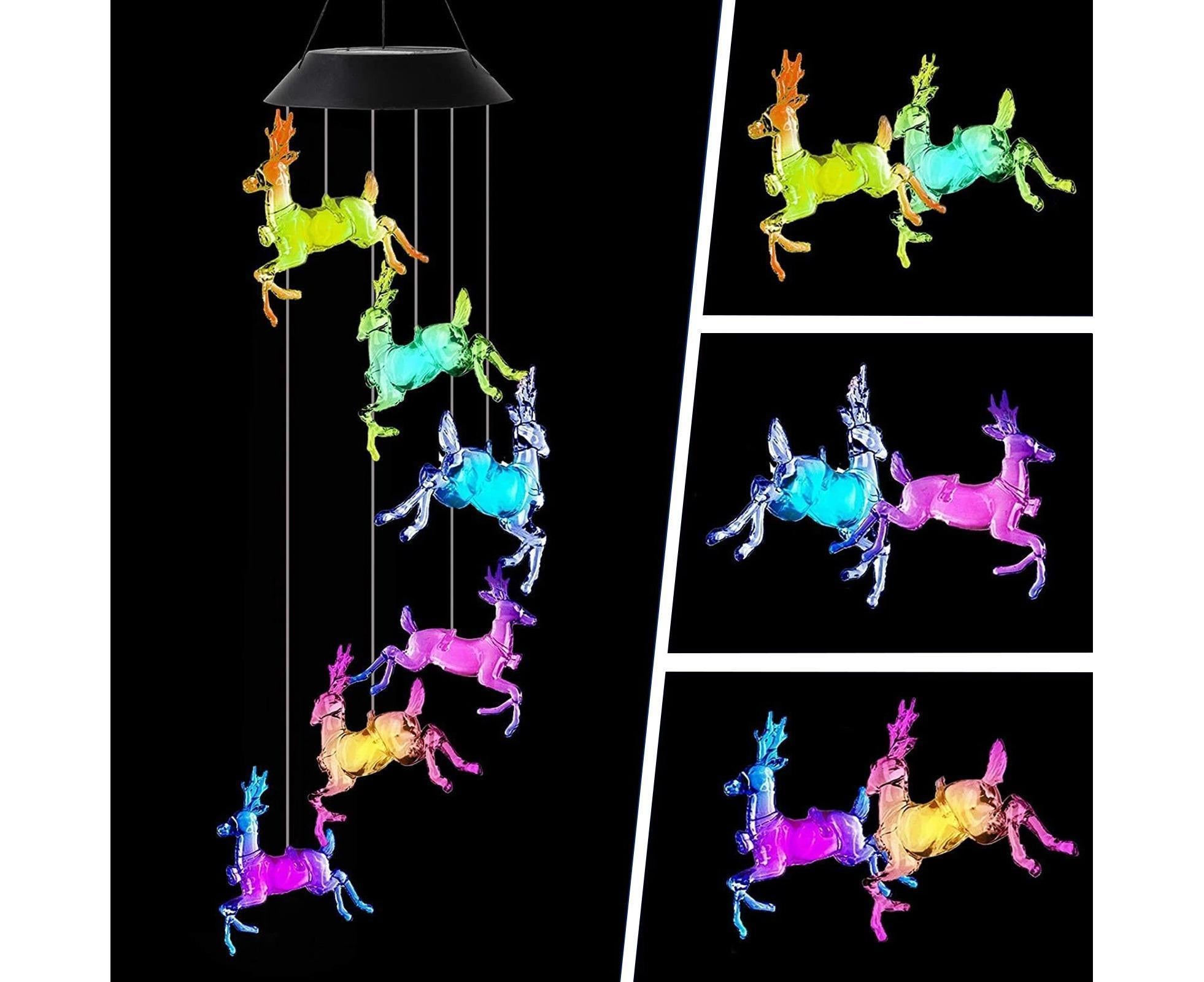 Solar Halloween Wind Chime Light - Elk - Image 6