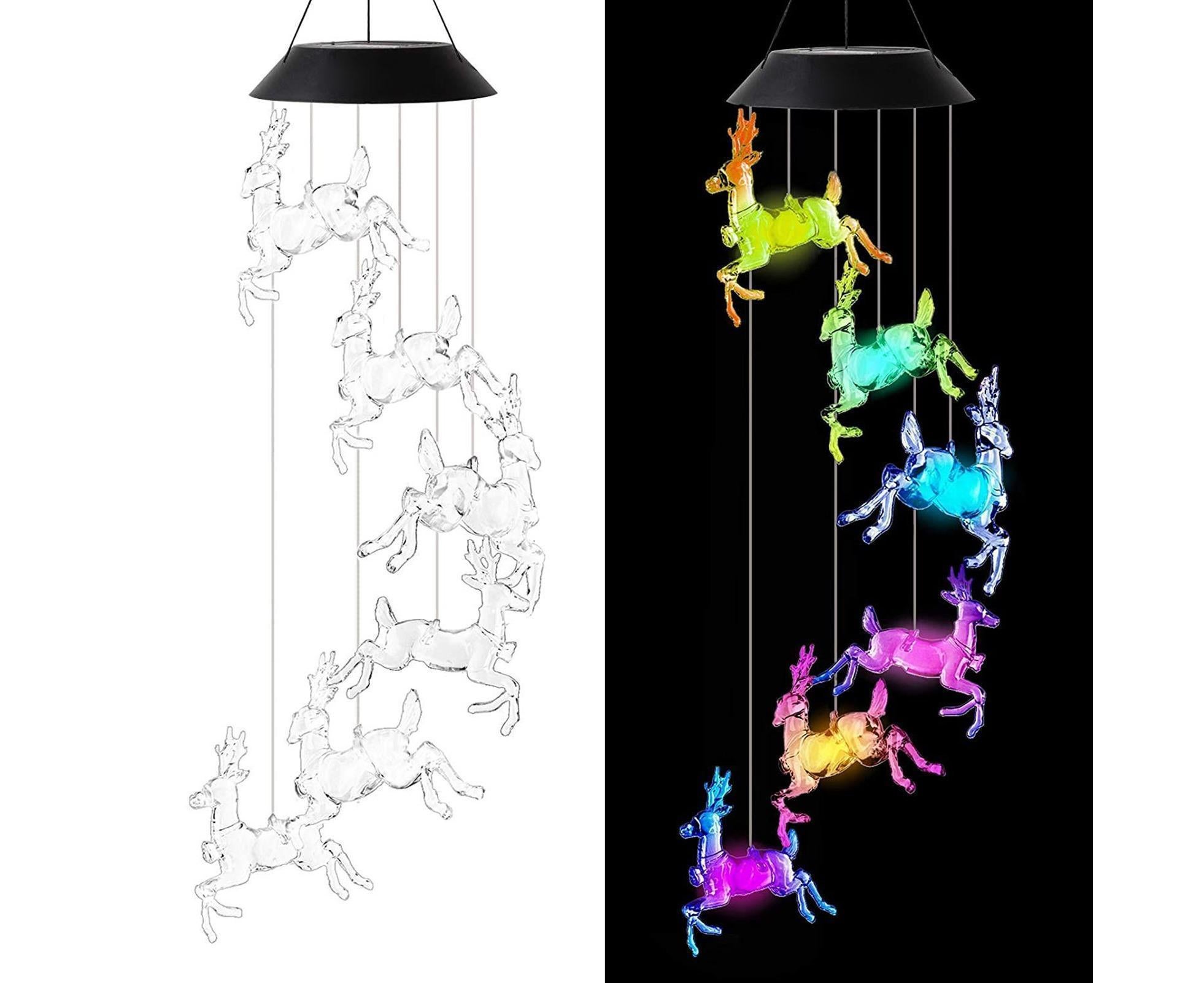 Solar Halloween Wind Chime Light - Elk - Image 7