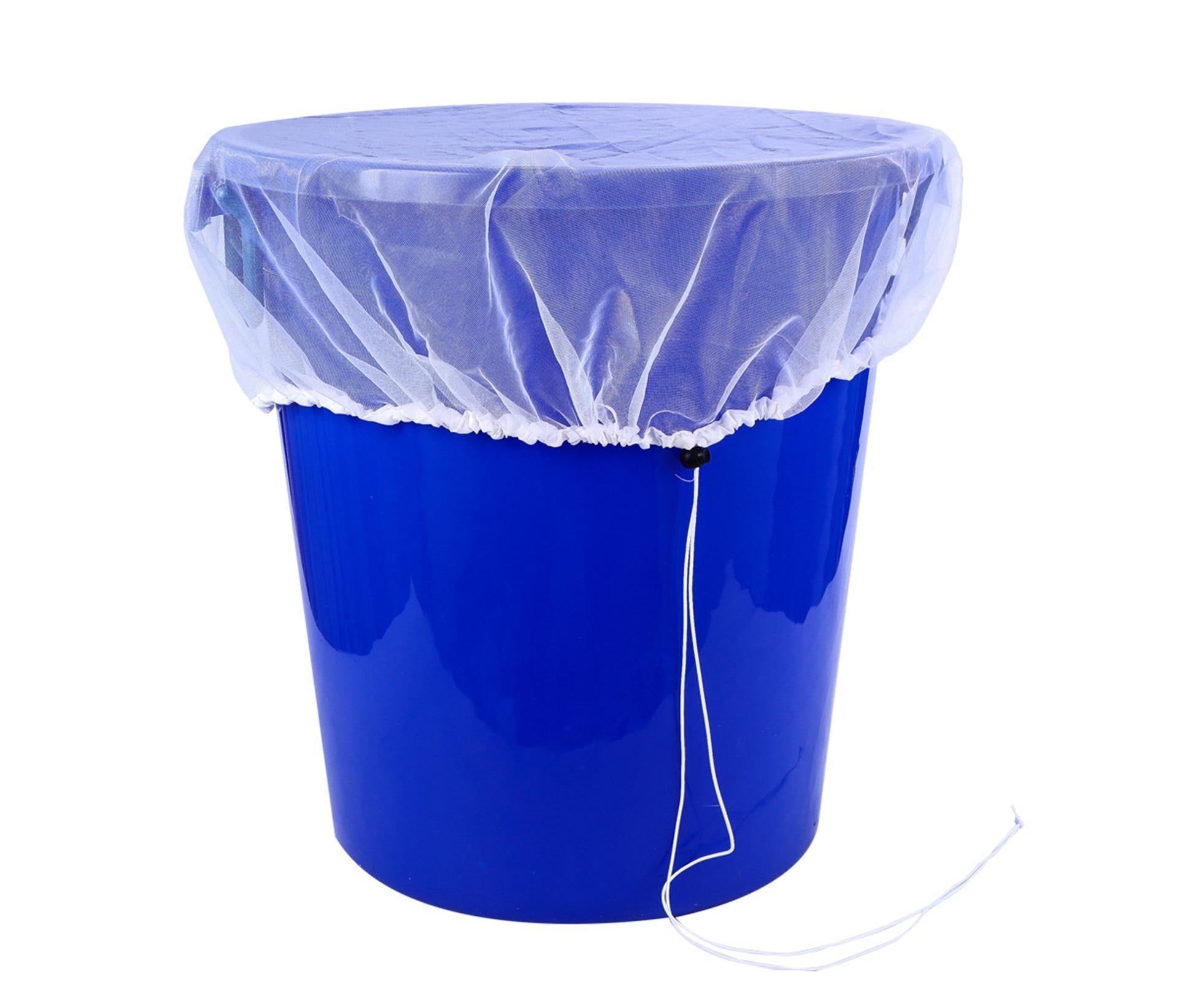 2Pcs Mesh Rain Barrel Cover - White - Image 3