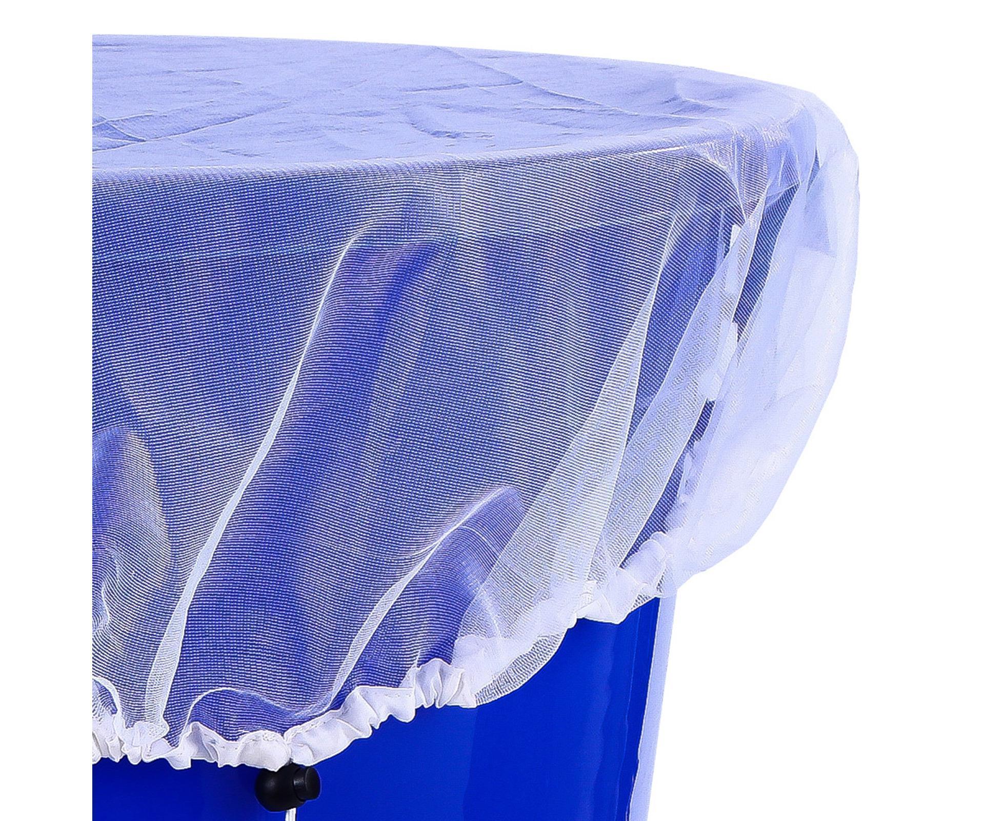 2Pcs Mesh Rain Barrel Cover - White - Image 5