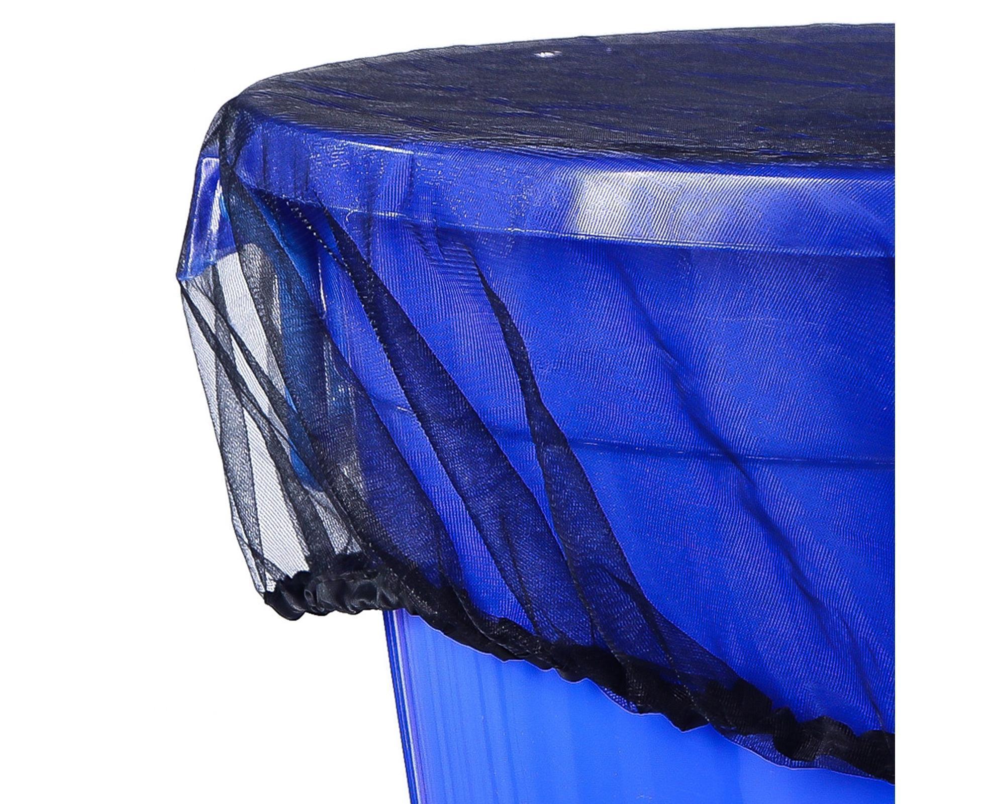 2Pcs Mesh Rain Barrel Cover - Black - Image 6