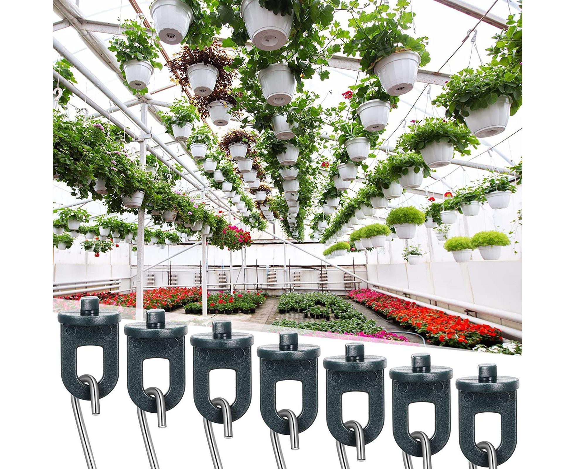 1 Set Plant Hanging Hook S-shaped - Green - Image 5