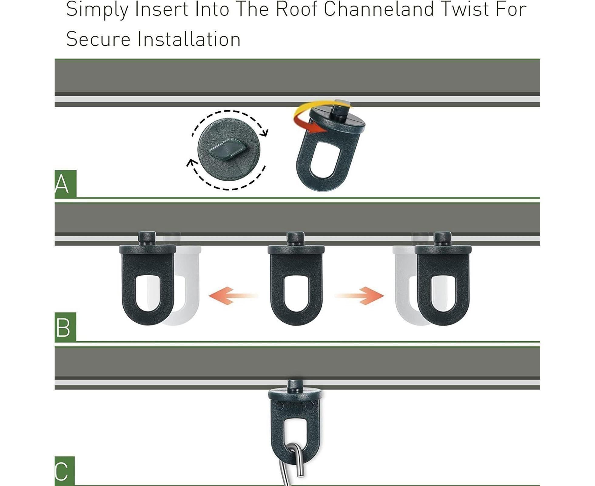 1 Set Plant Hanging Hook S-shaped - Green - Image 8