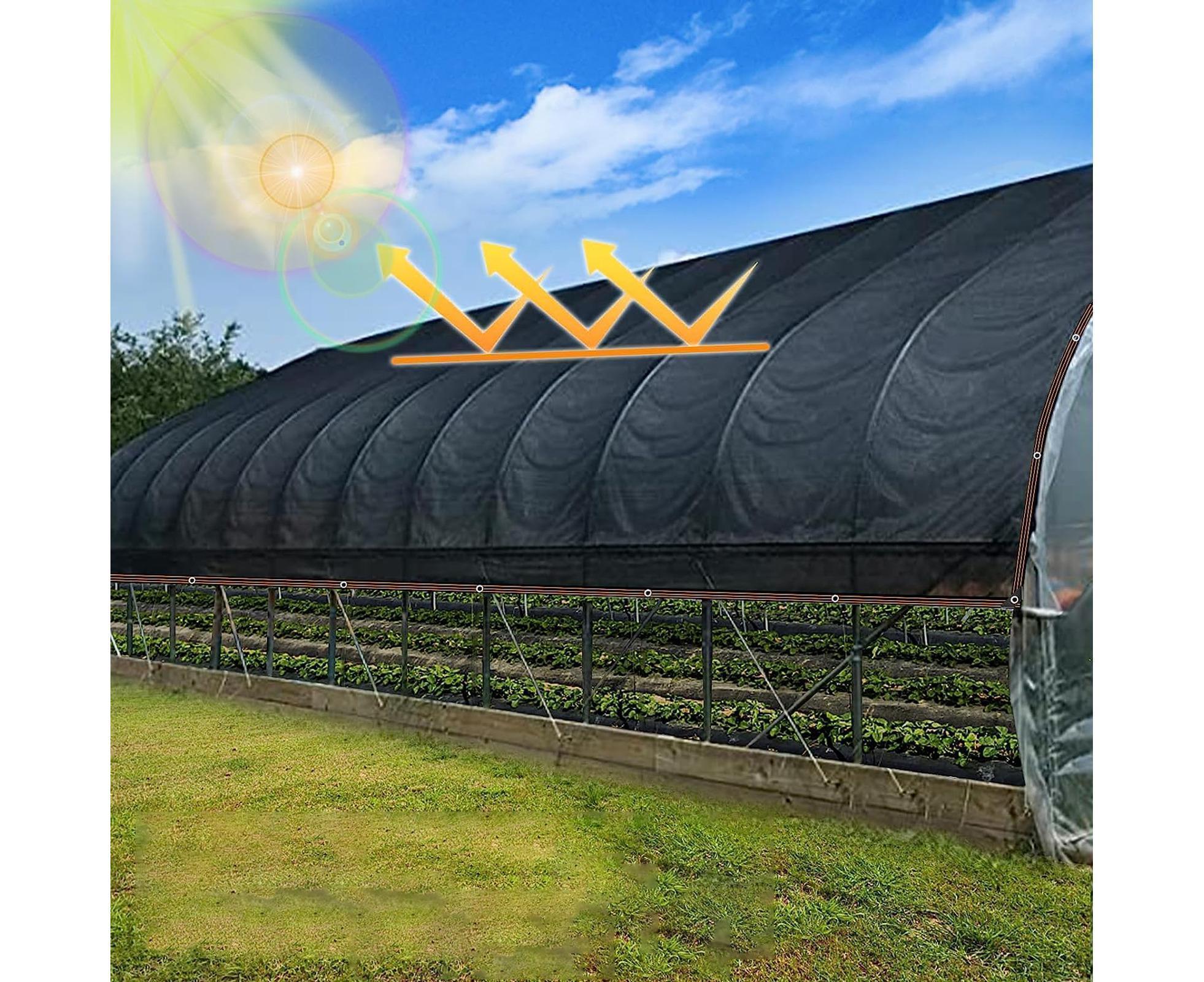 Black Shade Cloth with Grommets - S - Image 2
