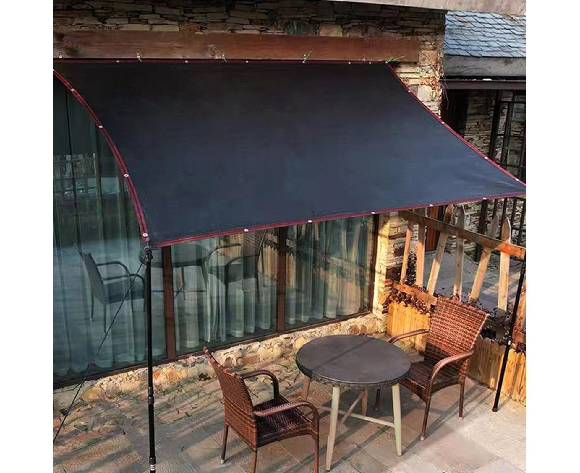 Black Shade Cloth with Grommets - S - Image 3