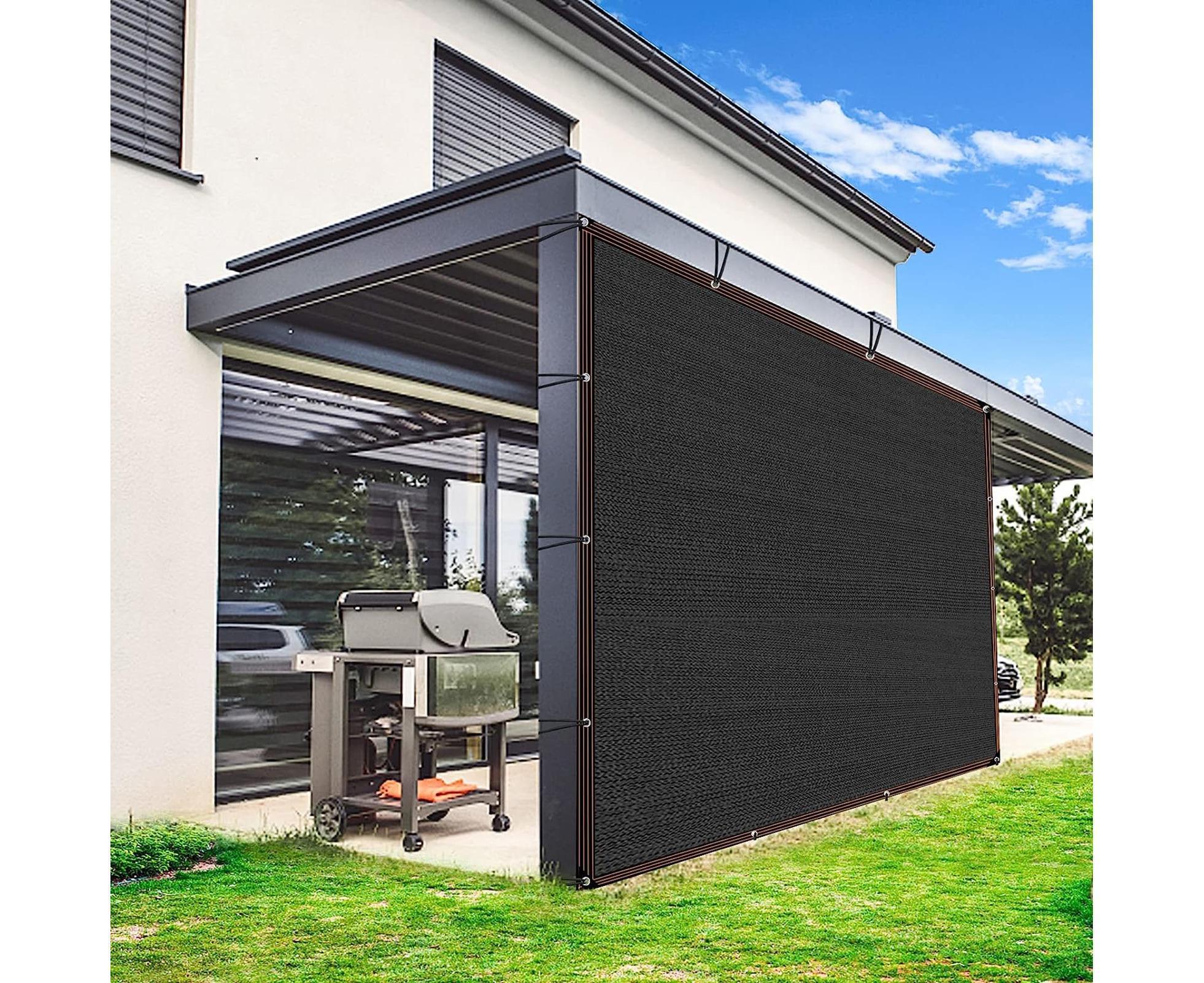 Black Shade Cloth with Grommets - S - Image 4