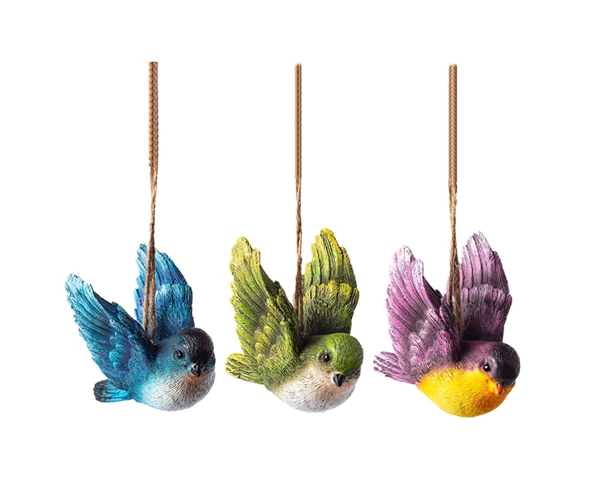 1 Set Decorative Resin Birds Pendant - Multicolor - Image 2