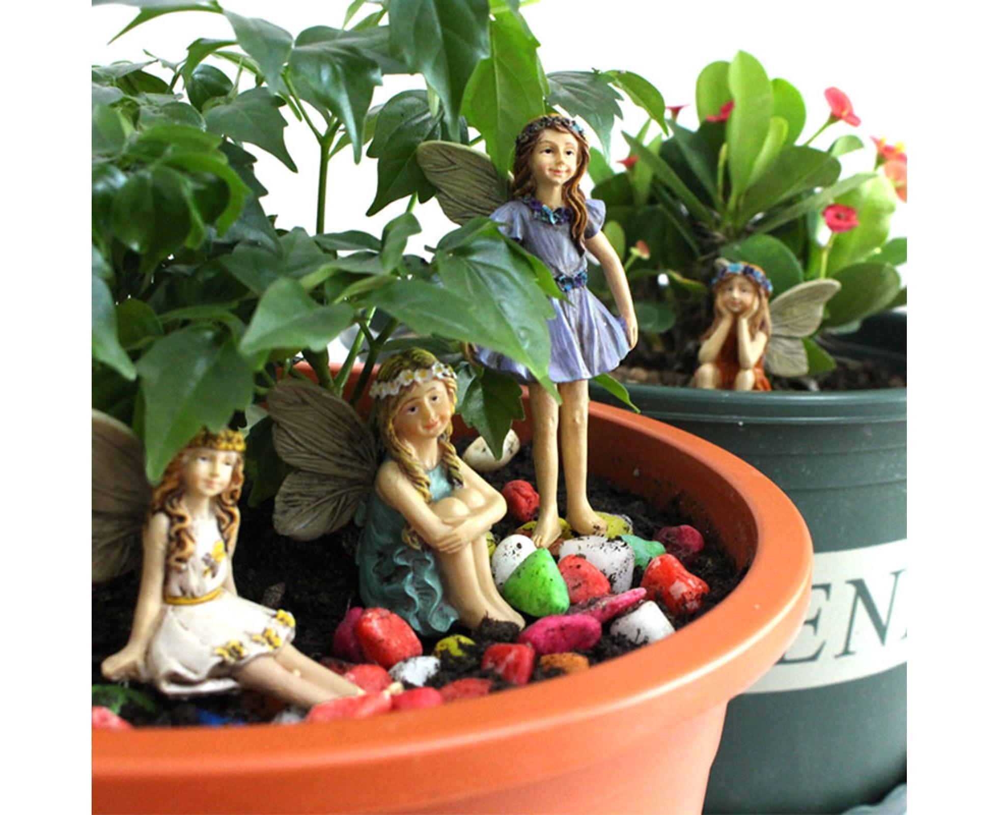 6Pcs Miniature Fairy Garden Figurines - 1 Set - Image 2