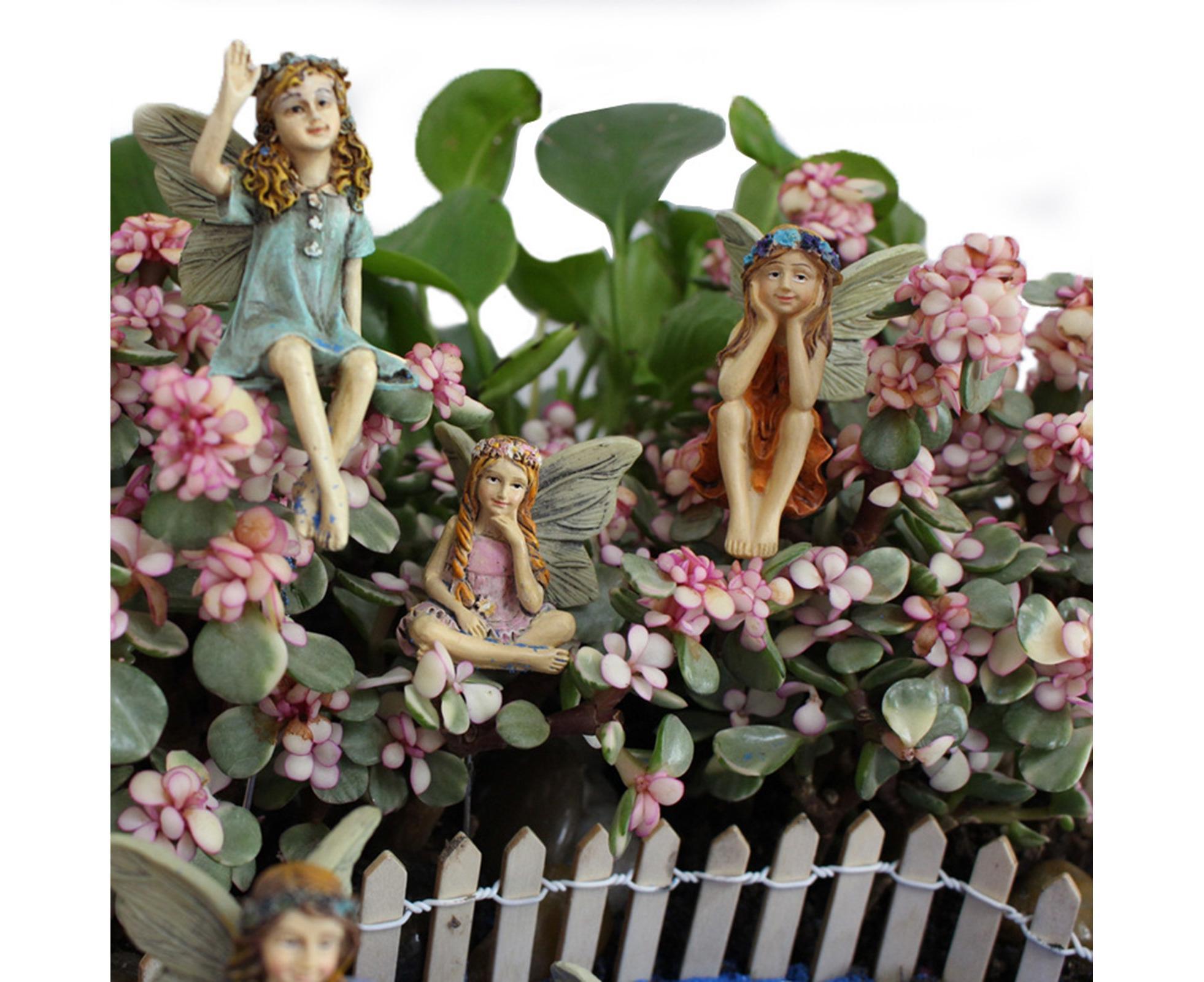 6Pcs Miniature Fairy Garden Figurines - 1 Set - Image 3