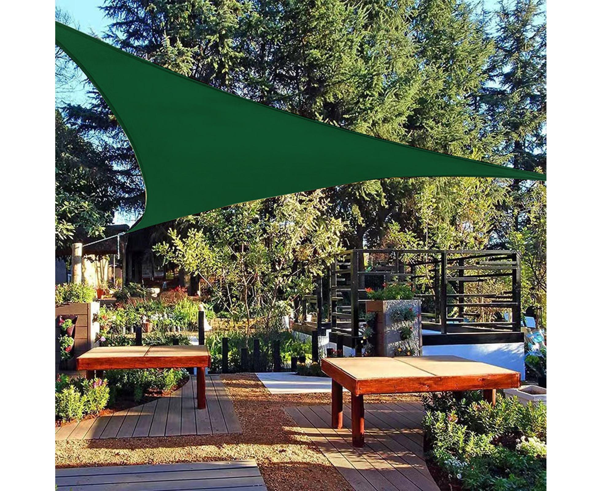 Shade Sail Triangle Heavy Duty - Atrovirens - Image 2