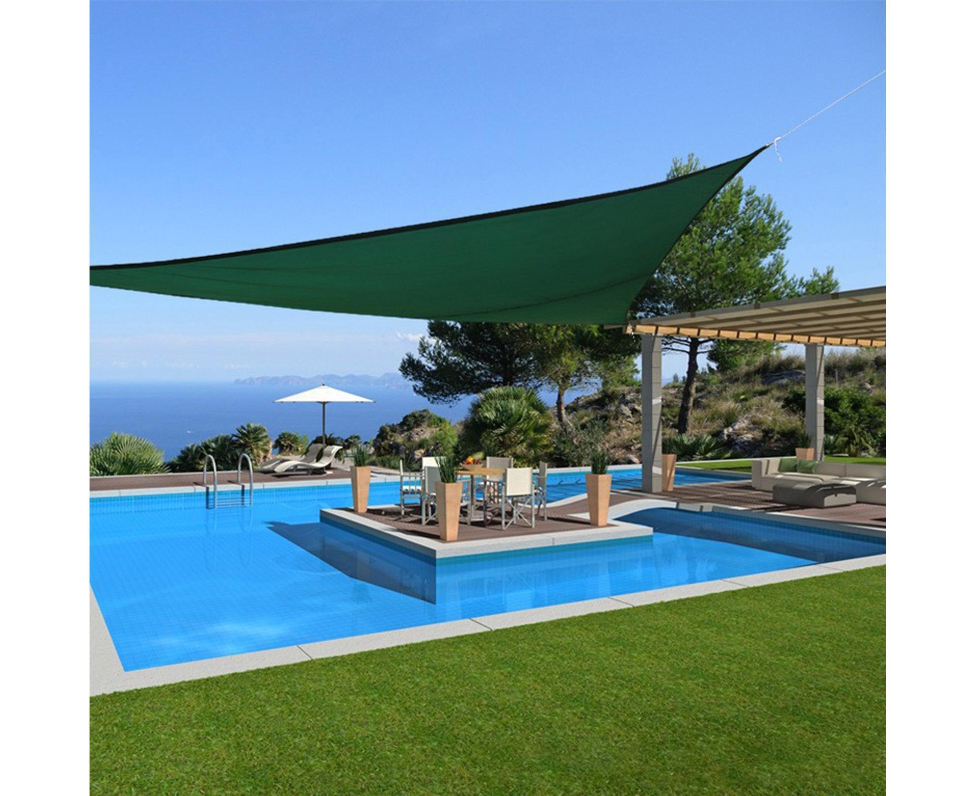 Shade Sail Triangle Heavy Duty - Atrovirens - Image 4