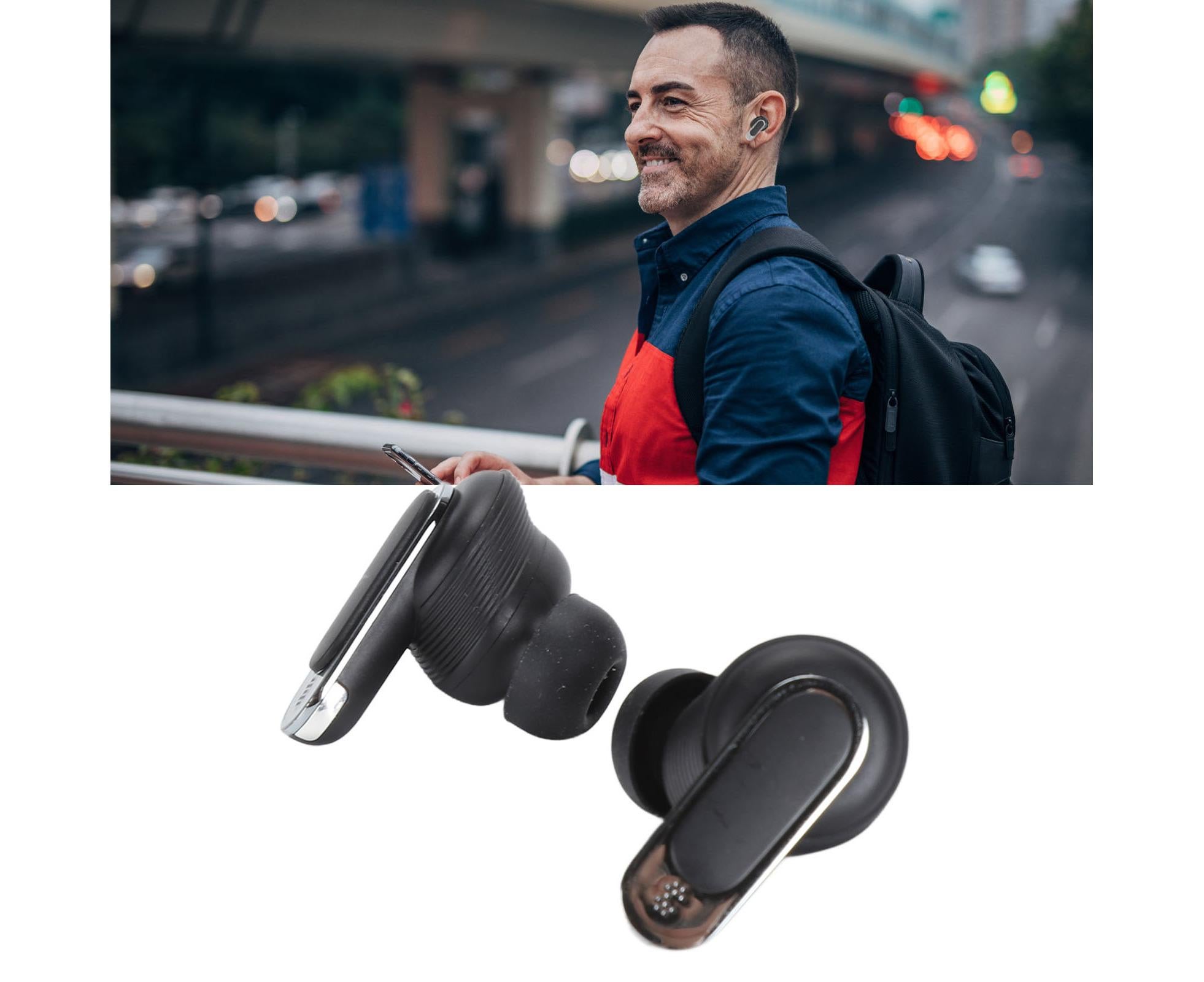 Language Translator Earbuds Bluetooth 5.3 Noise Reduction 74 Languages 70 Accent 4 Modes Wireless Translation Headset Sparkling Black - Image 4