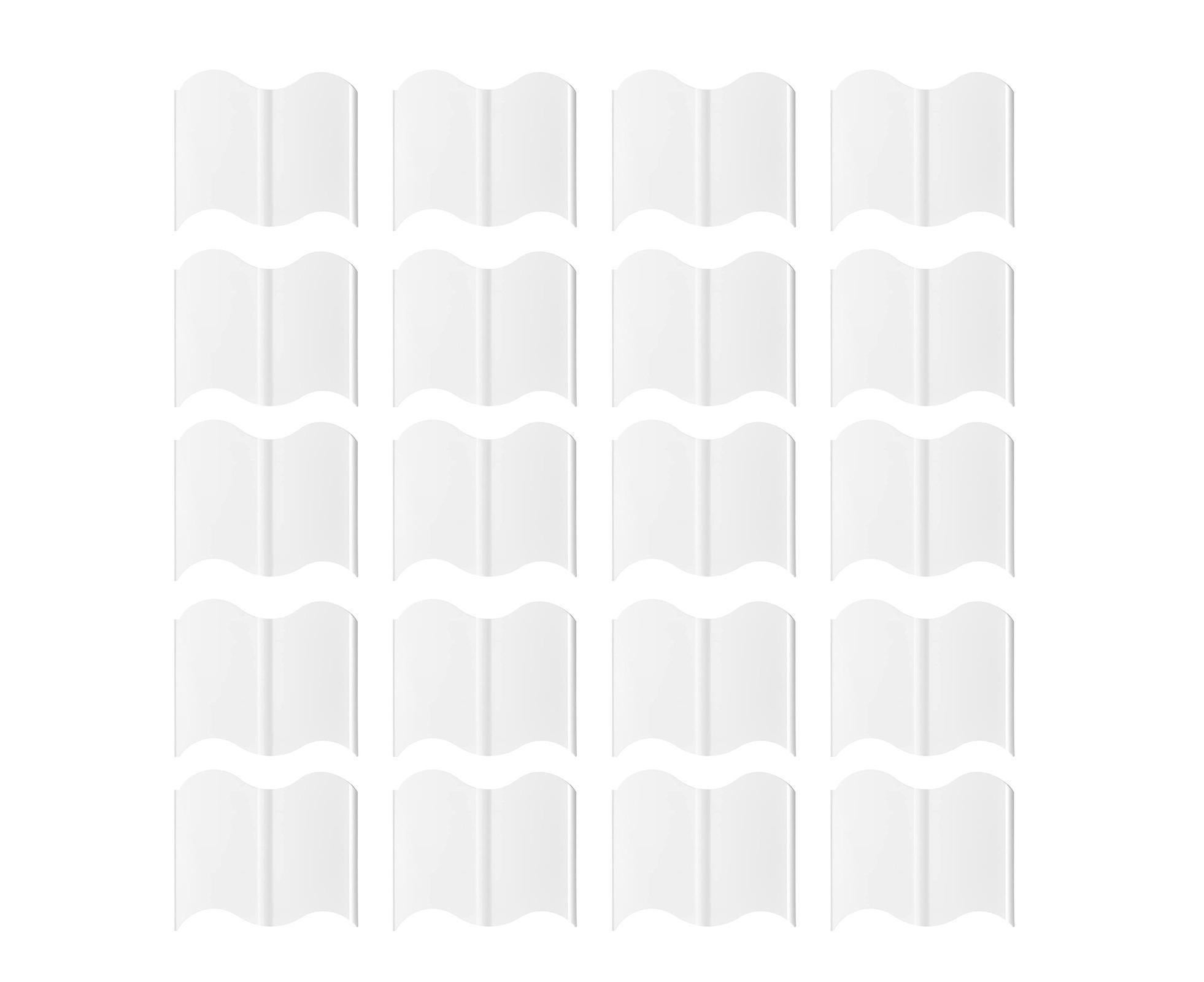 20Pcs Border Fence Walkway Landscape Edging - White - Image 1