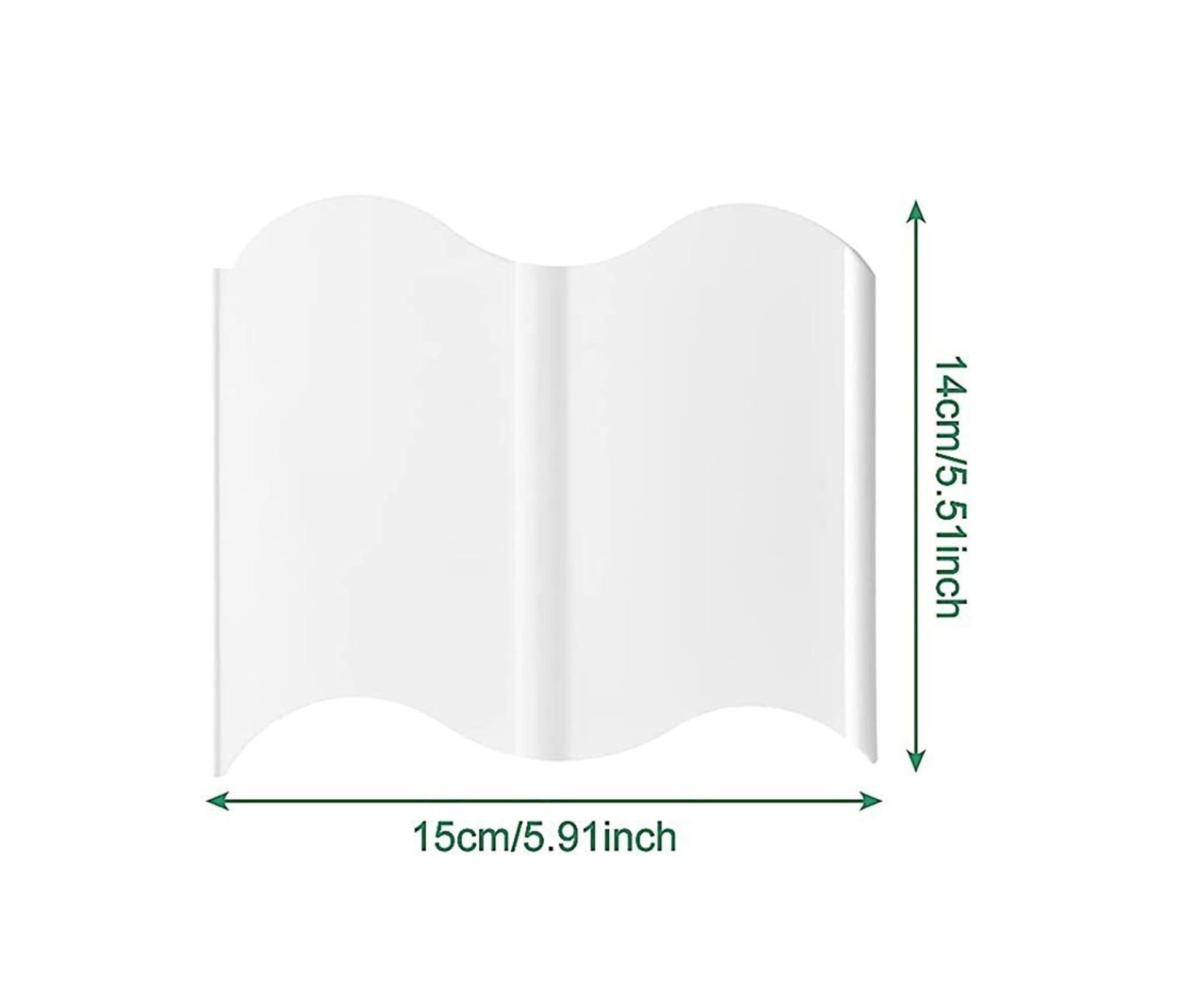20Pcs Border Fence Walkway Landscape Edging - White - Image 4