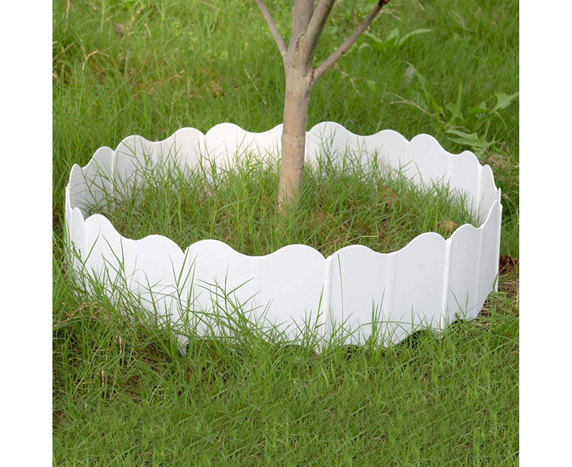 20Pcs Border Fence Walkway Landscape Edging - White - Image 7