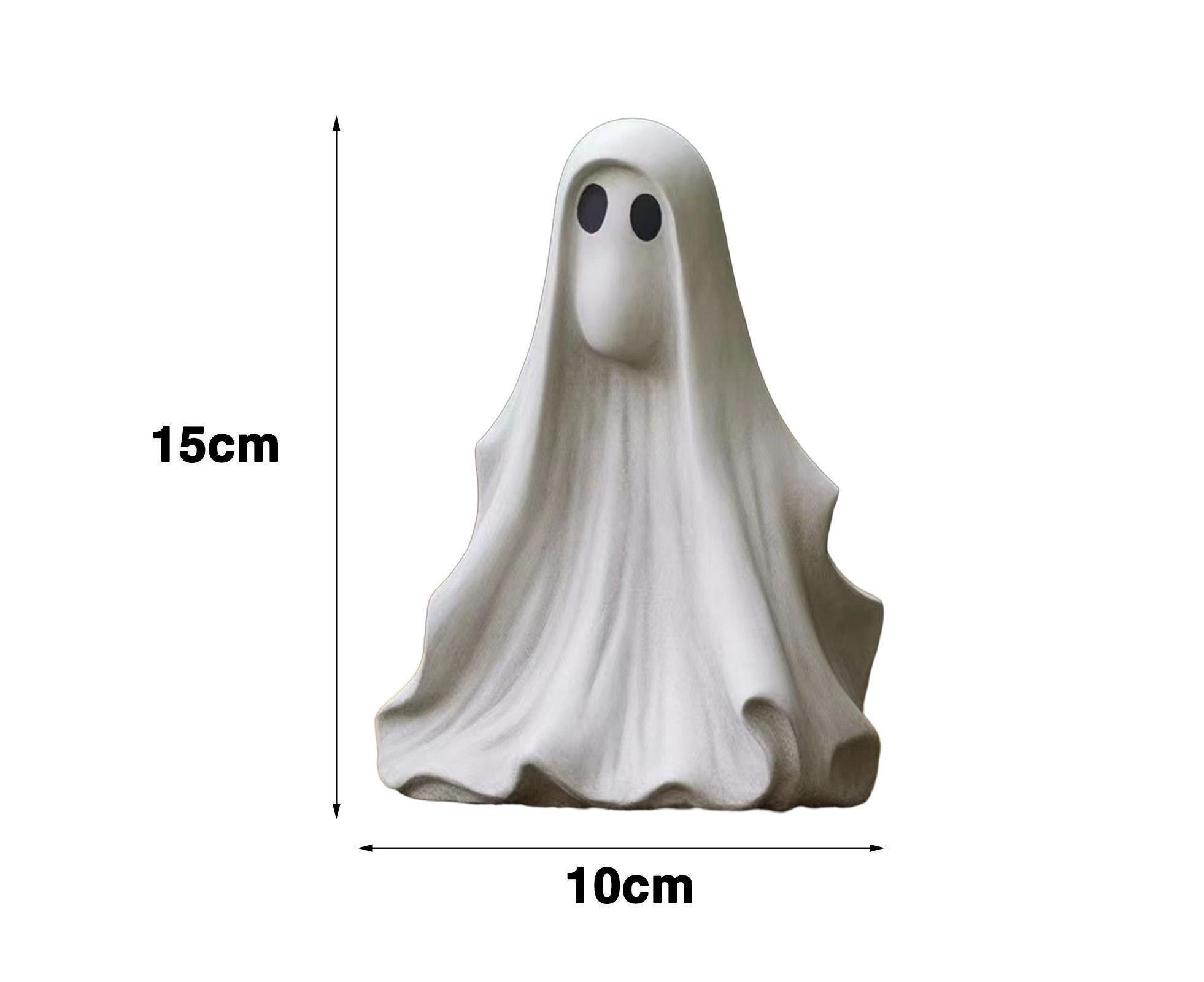 Spooky Ghost Garden Sculpture Halloween Ornament - D - Image 3