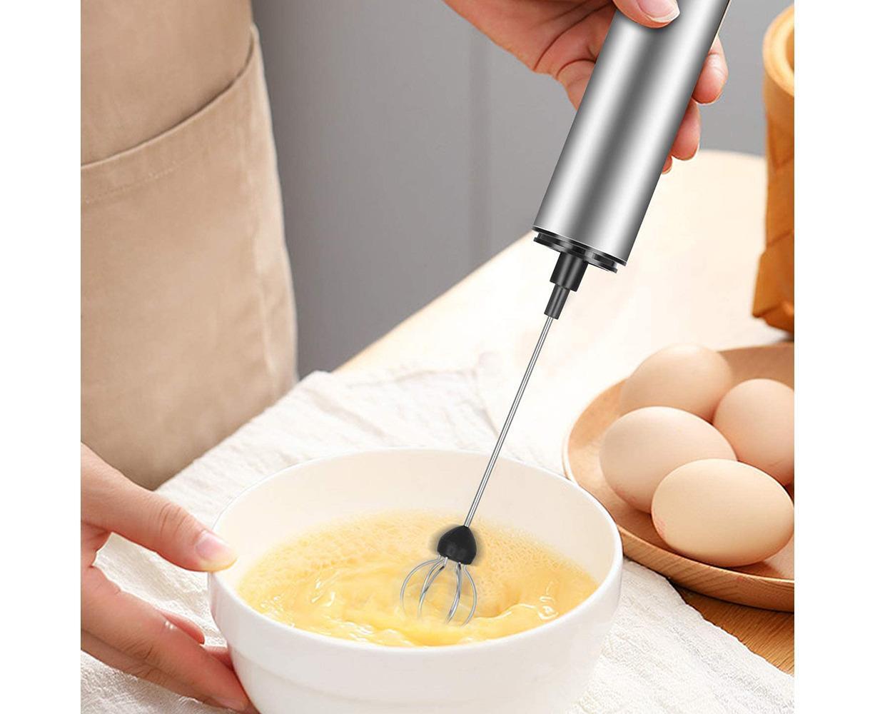 Rechargeable Milk Frother - Portable Travel - 2-Speed - Image 3