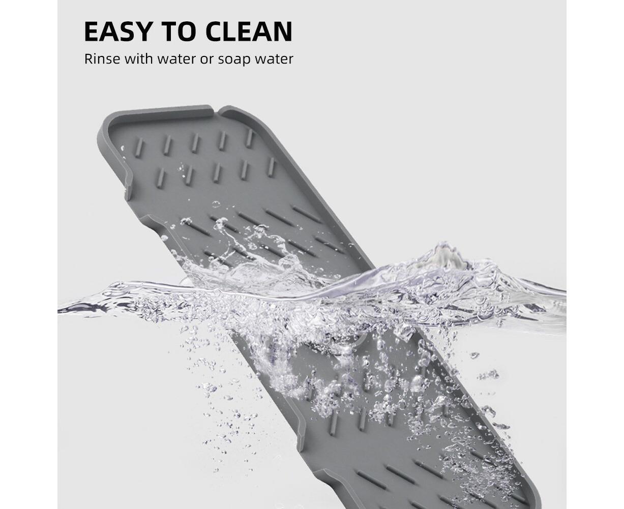 Tap Silicone Water Filter Mat - Splash Protector - Rubber - Image 5