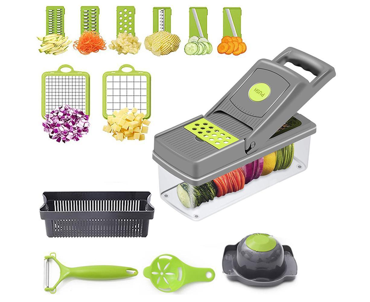Vegetable Chopper Food Choppers Onion Chopper Veggie Slicer Cutter Dicer Kitchen - Image 1
