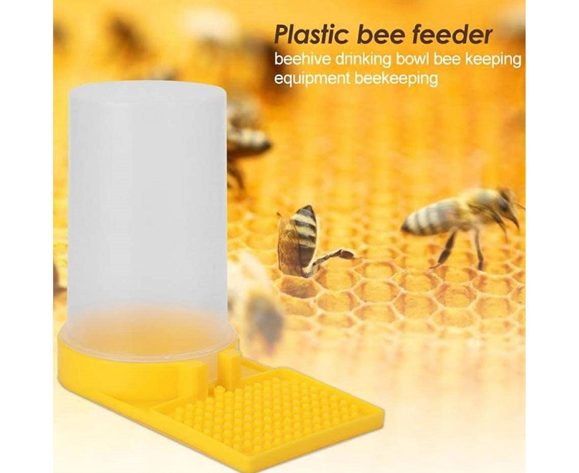 3Pcs Bee Waterers Beekeeping Equipment - Yellow - Image 5
