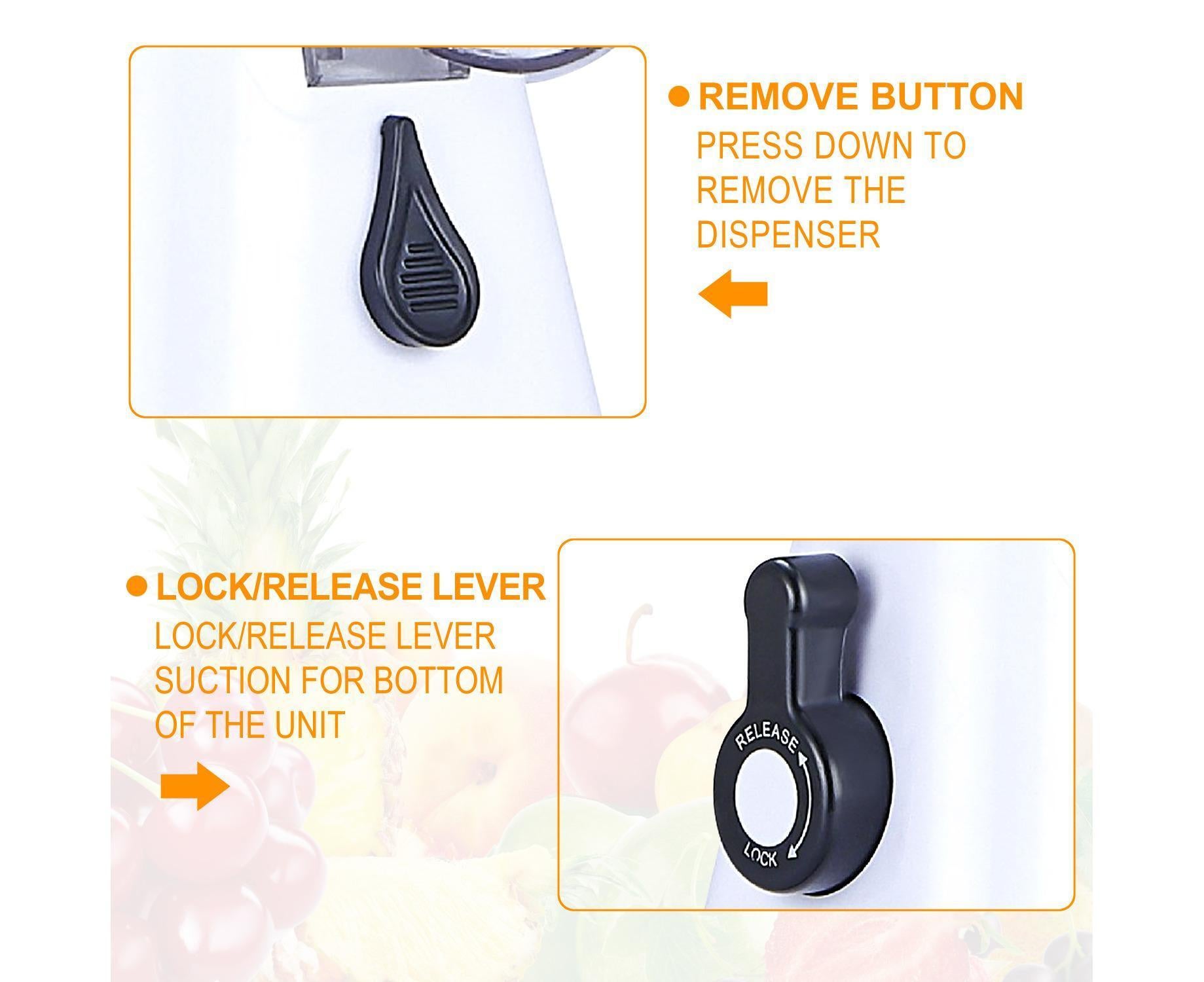 Kitchen Multifunction Vegetable Food Slicer Manual Rotary Drum Grater Chopper WHITE - Image 4