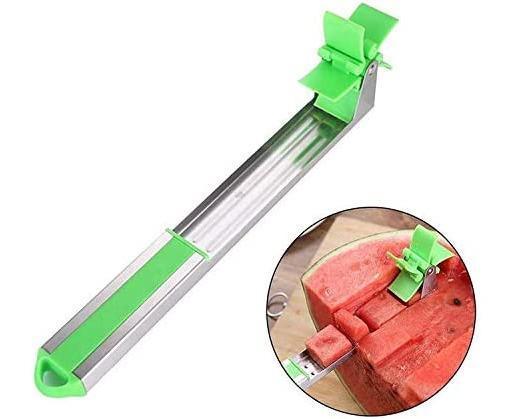 Watermelon Windmill Cutter - Stainless Steel Slicer - Green - Image 2