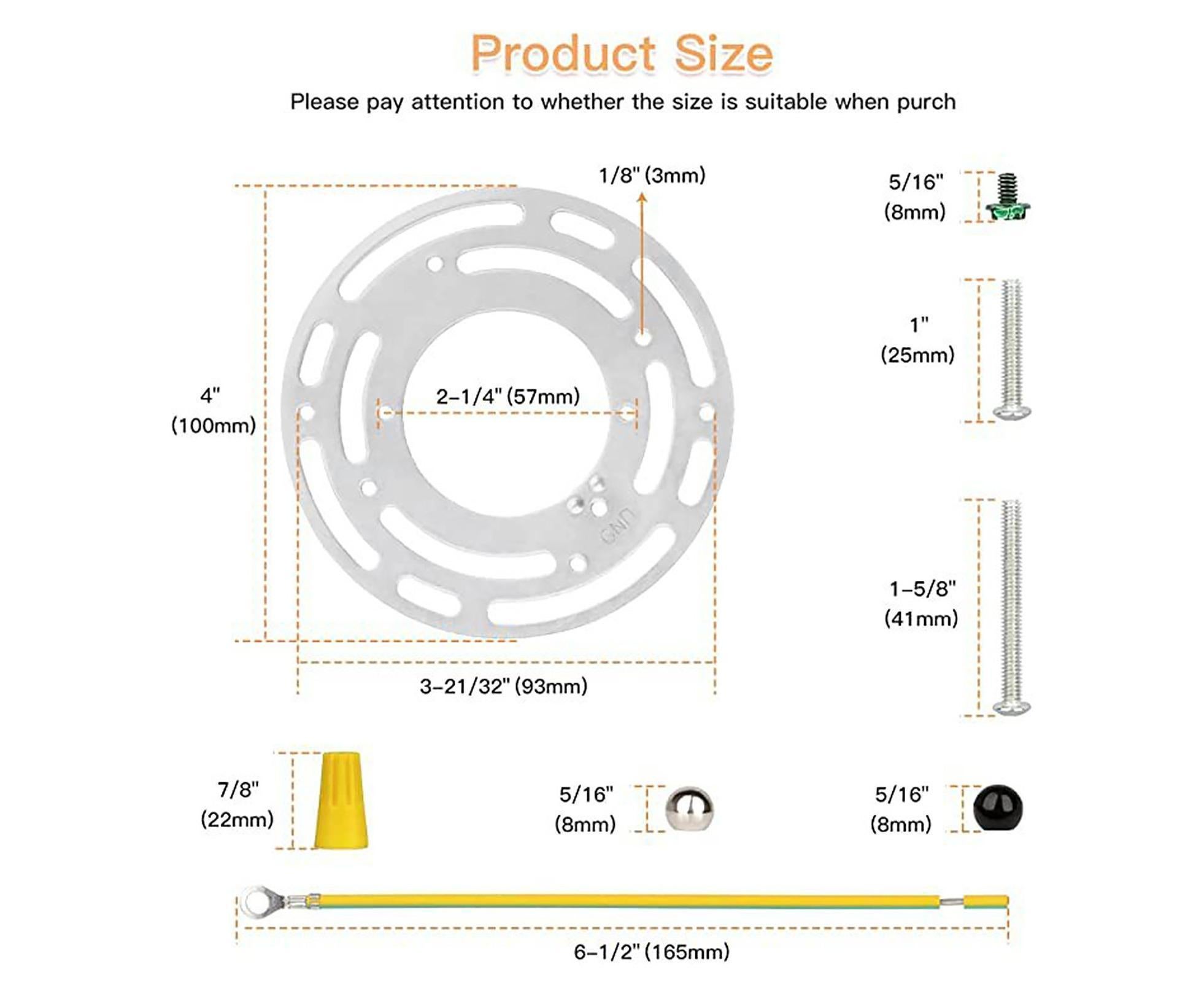 1 Set Light Fixture Mounting Plate - Sets - Image 6