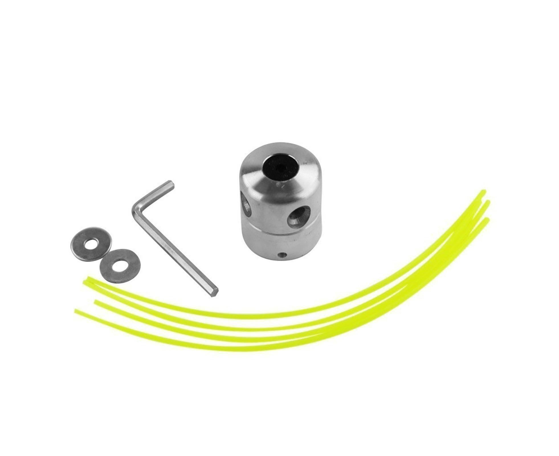1 Set Grass Trimmer Head Cylindrical - Silver - Image 2