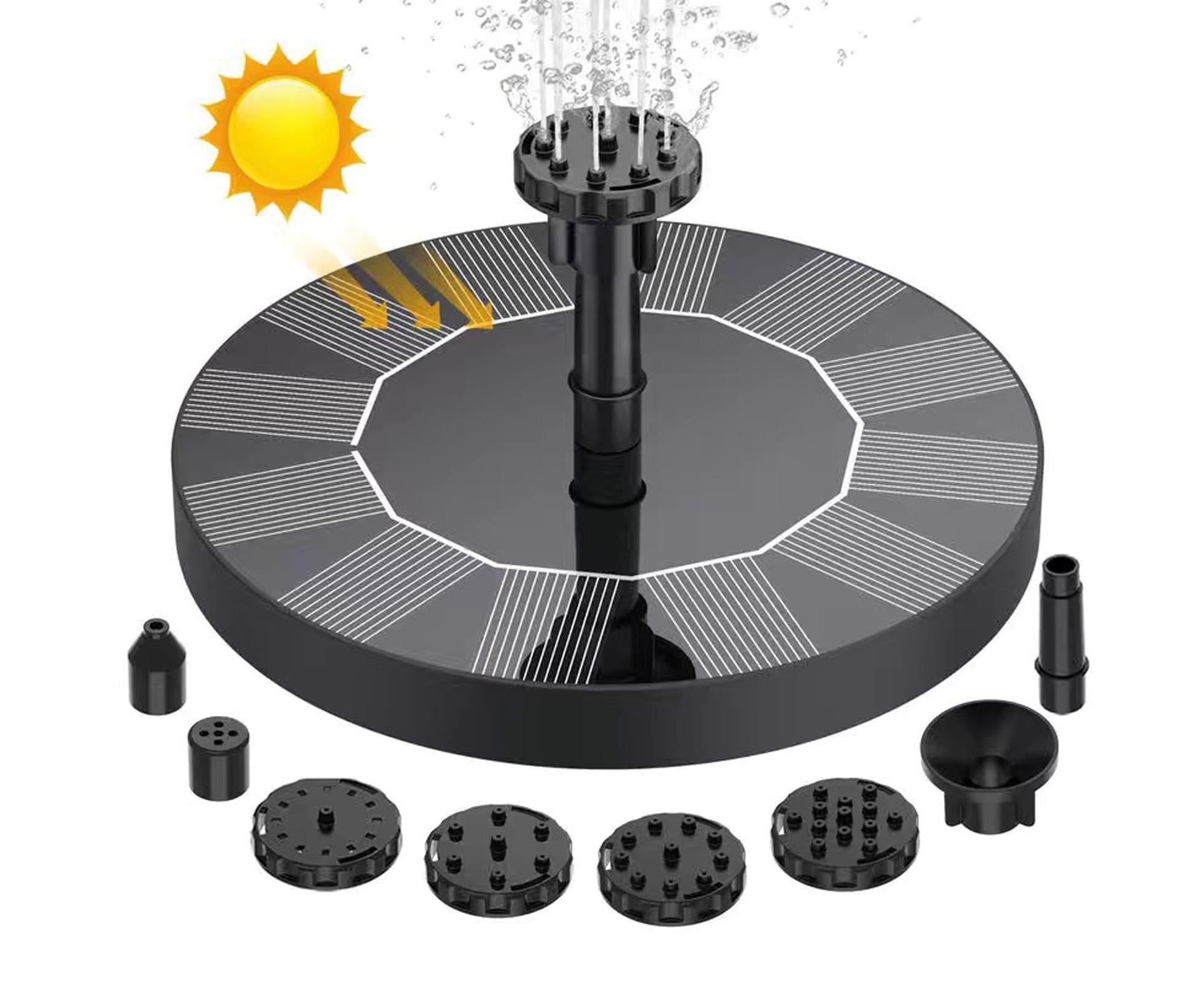 Water Fountain Solar Pump - Black - Image 1