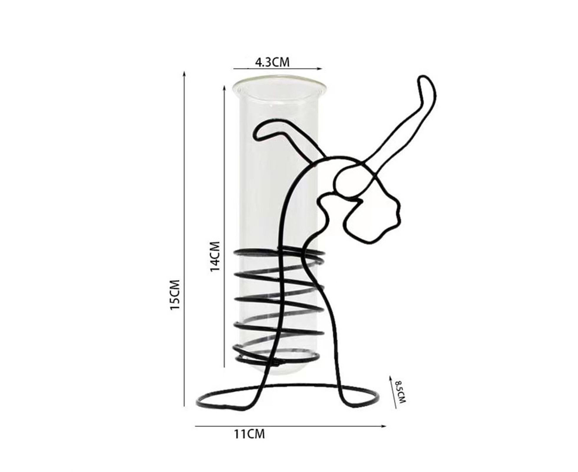 Creative Hydroponics Planter Vase with Holder - A - Image 2