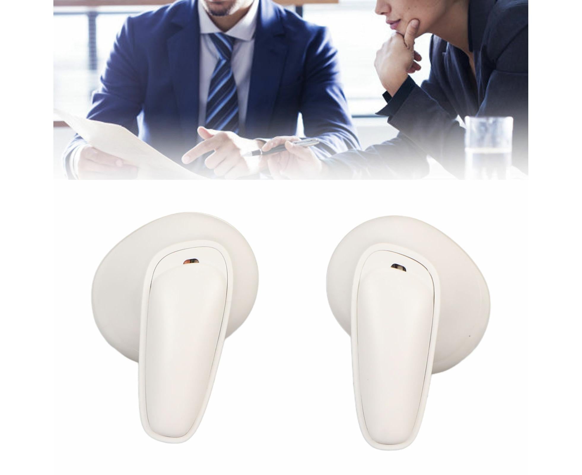 Bluetooth Translator Earbuds Noise Reduction 74 Languages 70 Accents Wireless with Digital Display White - Image 6