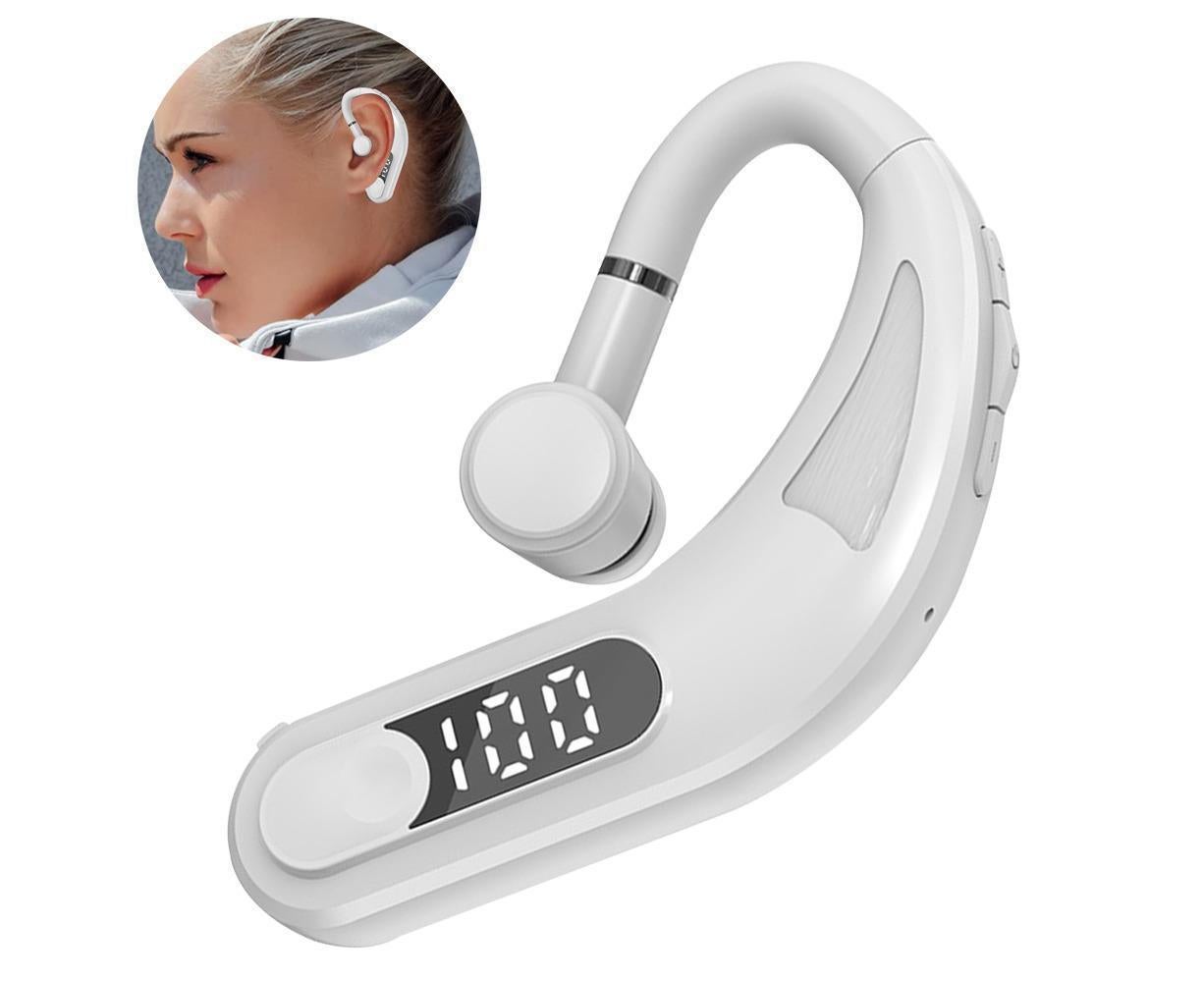 Bluetooth Headset - Single Ear - Noise Canceling Hands-Free Bluetooth 5.2 Waterproof Headphones - Image 2