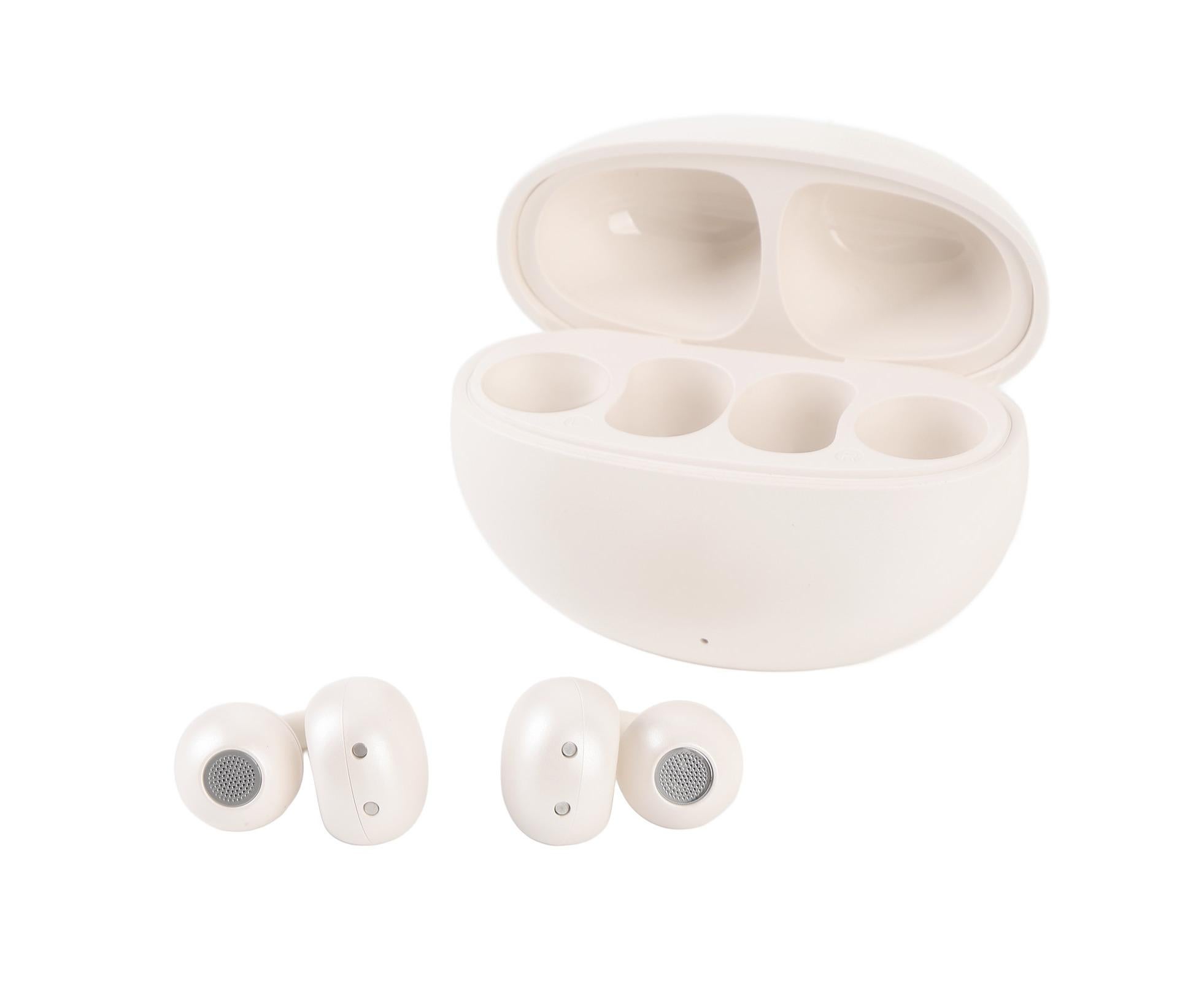 Language Translator Earbuds 144 Languages Bluetooth 5.49 Noise Cancellation Wireless Long Battery Life Translation Earphone in Real Time Milky White - Image 6