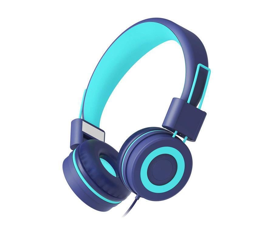 babies Headphones-Foldable Stereo Tangle-Free 3.5mm Jack on-Ear Headset - Image 1