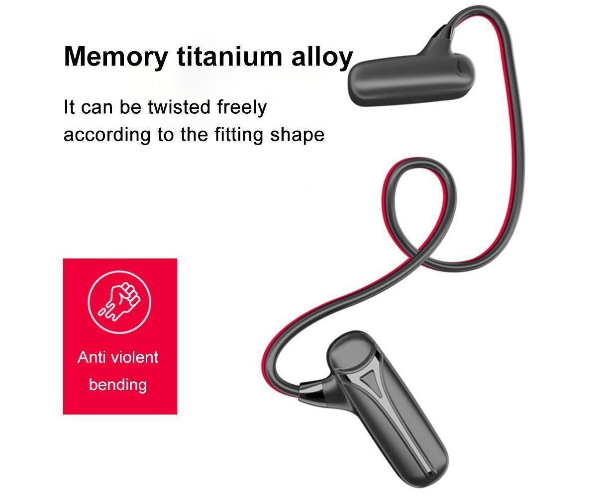 Bone Conduction Headphones - Open Ear - Waterproof Bluetooth 5.0 Headset with Mic - Image 5