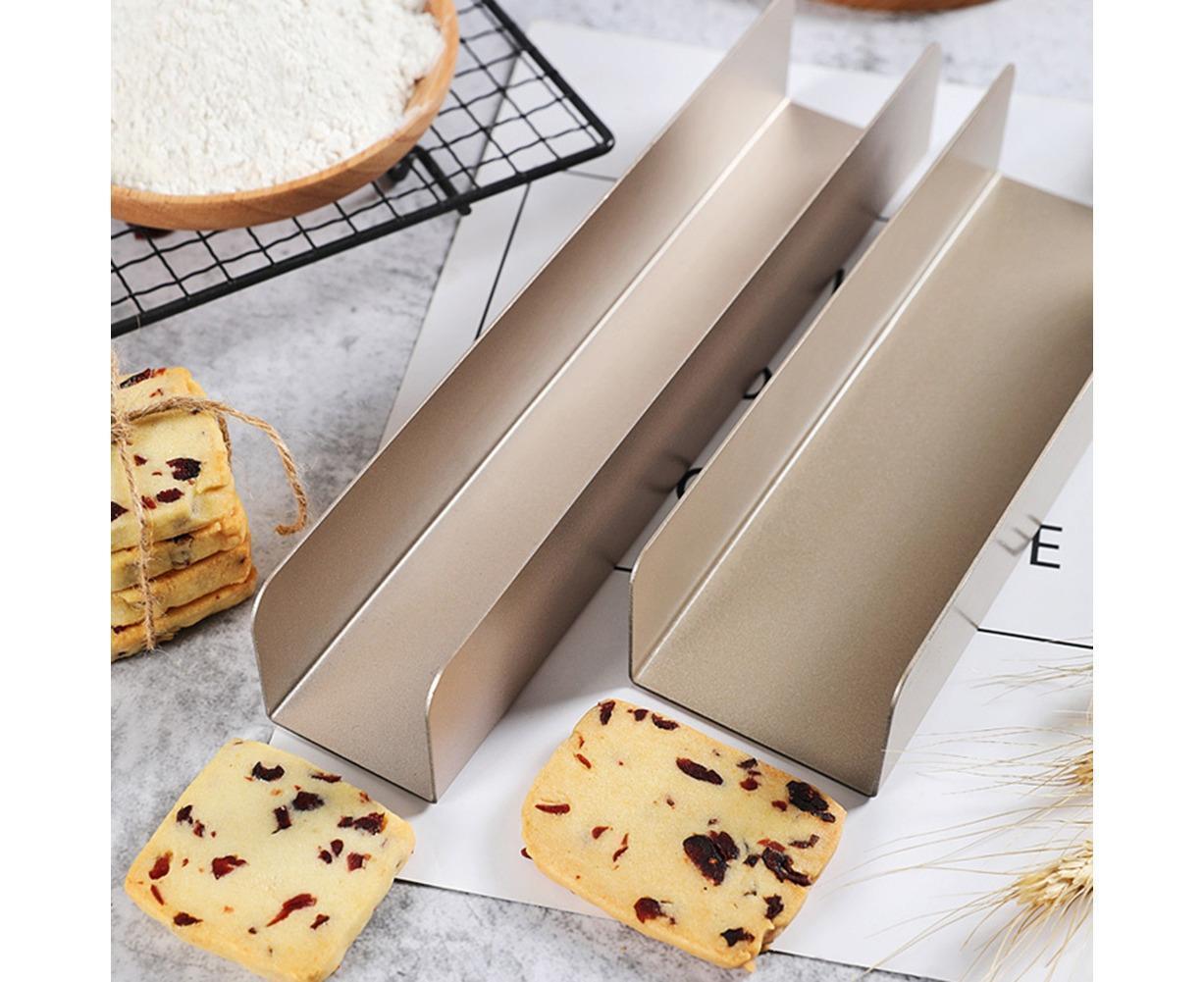 Non Stick Cake Mold Biscuit Bread Cookie Baguette Toast U Shape Baking Tool-Short - Image 3