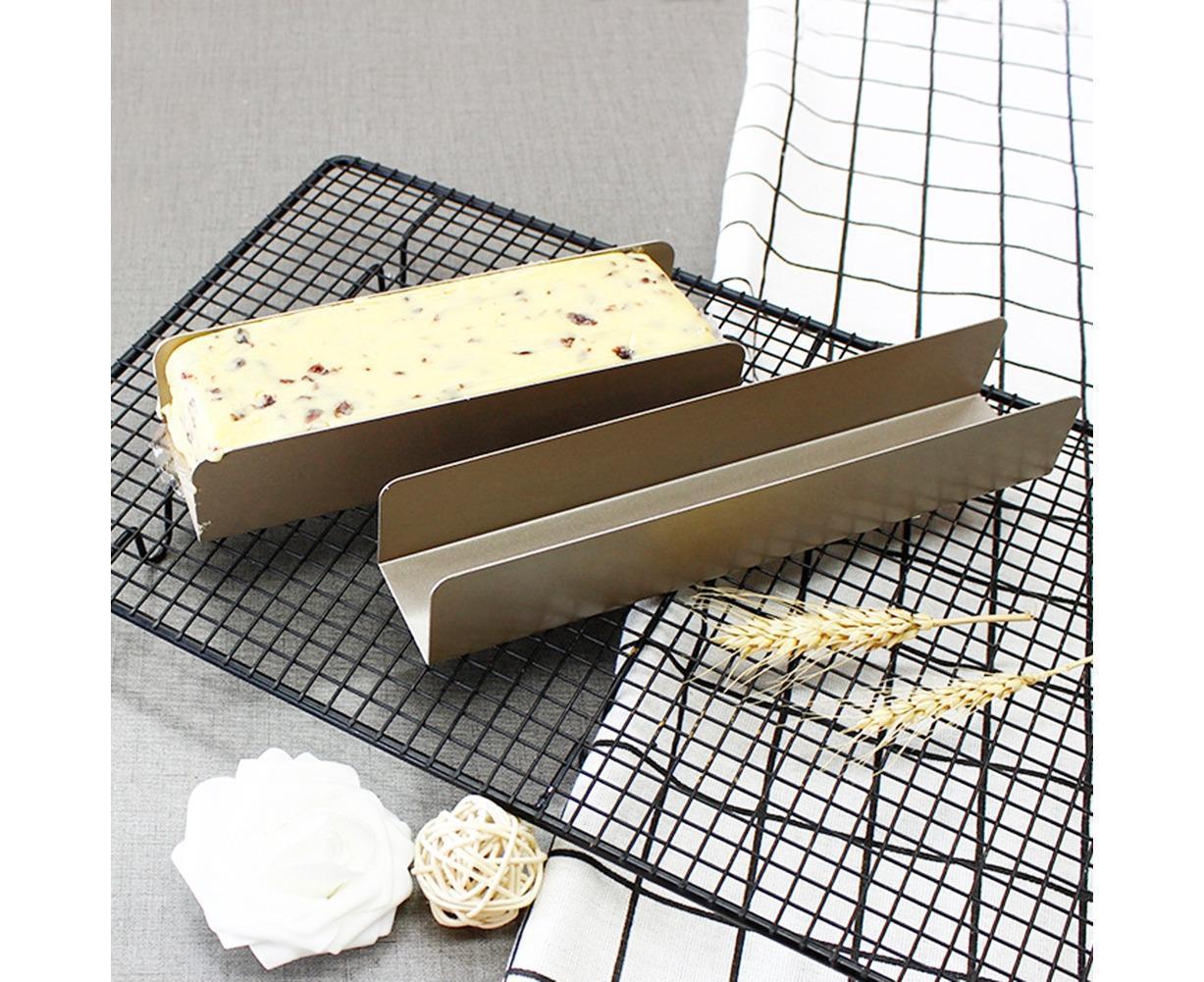 Non Stick Cake Mold Biscuit Bread Cookie Baguette Toast U Shape Baking Tool-Short - Image 4