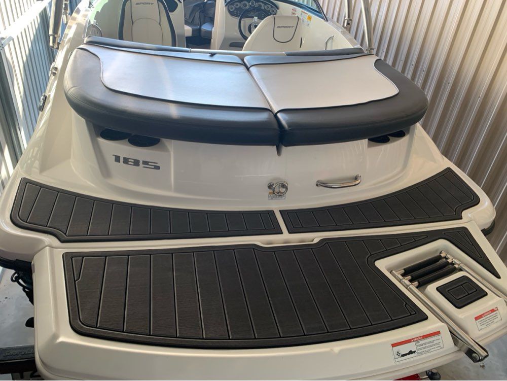 2008-2012 Sea Ray 185 Sport Swim Platform Pad Boat EVA Foam Teak Deck Floor Mat SeaDek MarineMat Gatorstep Style Self Adhesive - Image 2