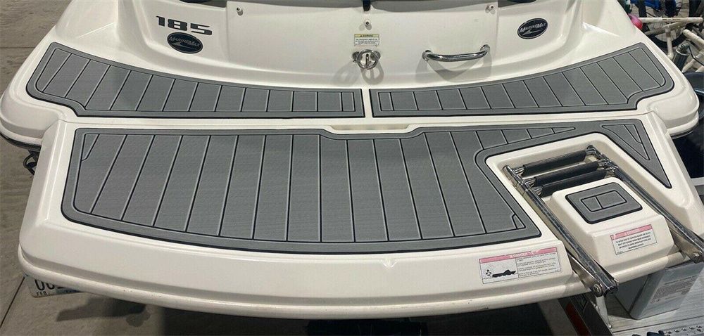 2008-2012 Sea Ray 185 Sport Swim Platform Pad Boat EVA Foam Teak Deck Floor Mat SeaDek MarineMat Gatorstep Style Self Adhesive - Image 7