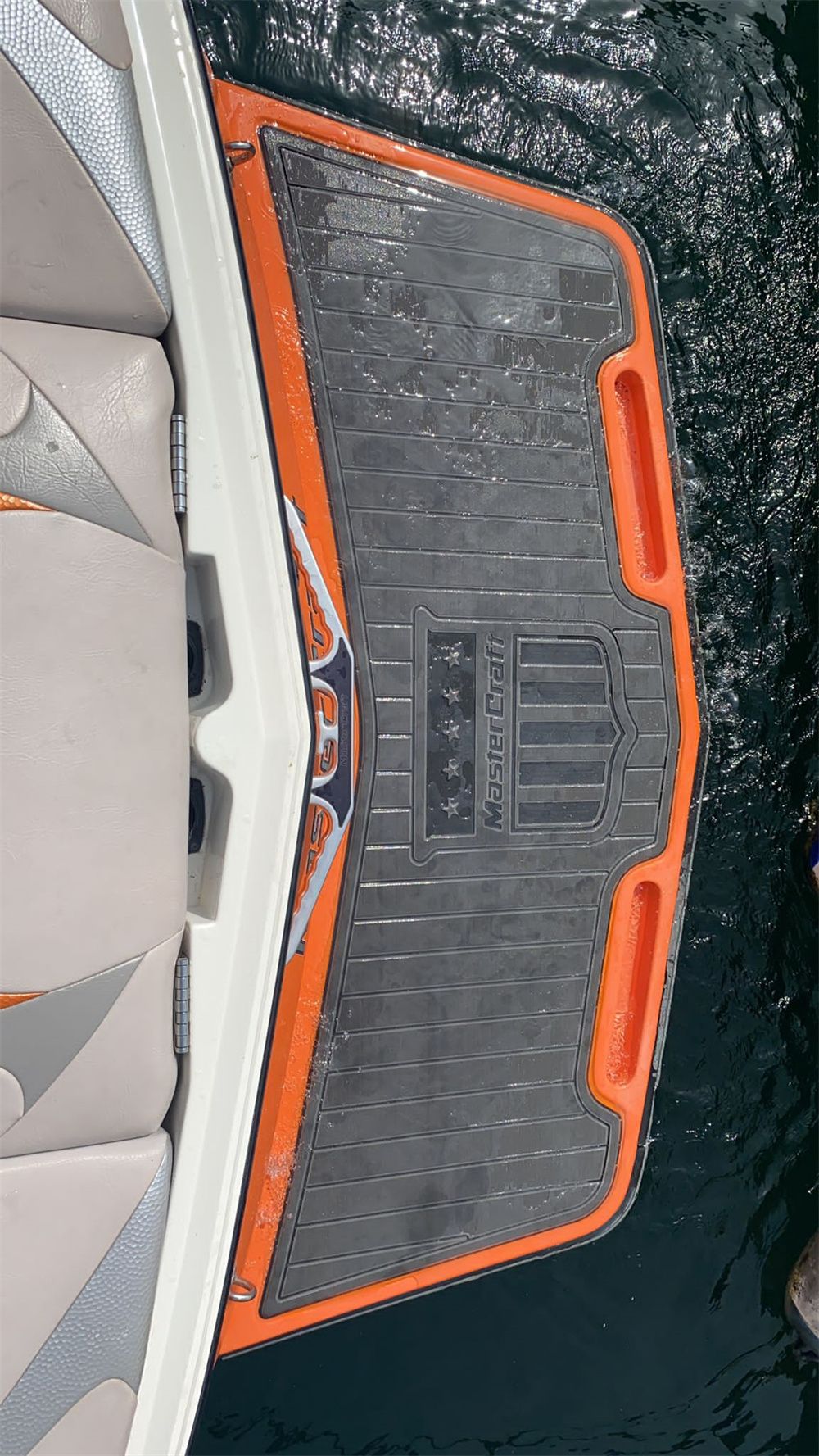 2008 MasterCraft X-2 Boat Swim Platform Pad Boat EVA Foam Faux Teak Deck Floor SeaDek MarineMat Gatorstep Style Self Adhesive - Image 3