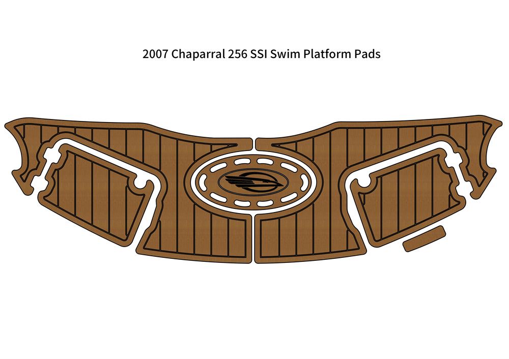 2007 Chaparral 256 SSI Swim Platform Pad Boat EVA Foam Teak Deck Floor Pad Mat SeaDek MarineMat Gatorstep Style Self Adhesive - Image 1