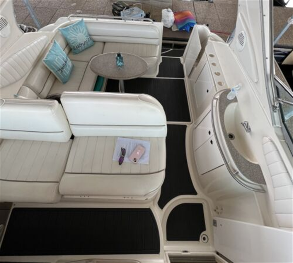 1999 Maxum 3000 SCR Swim Platform Cockpit Pad Boat EVA Faux Foam Teak Deck Floor SeaDek MarineMat Gatorstep Style Self Adhesive - Image 4