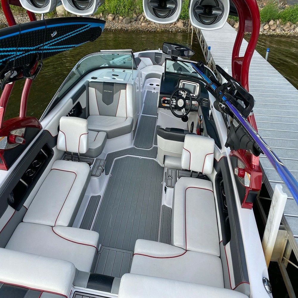2008 Nautique Super Air 230 Swim Platform Cockpit Boat EVA Foam Teak Floor Pad SeaDek MarineMat Gatorstep Style Self Adhesive - Image 3