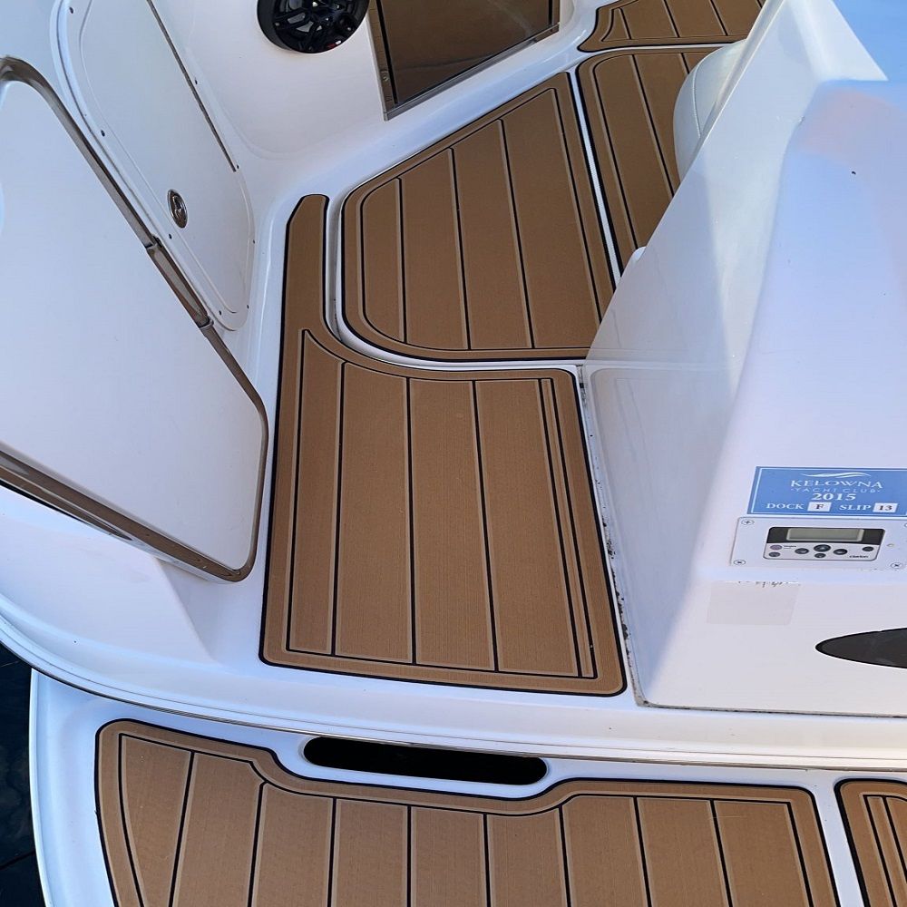 2005 Chaparral Signature 290 Swim Platform Cockpit Boat EVA Teak Floor Pad Mat SeaDek MarineMat Gatorstep Style Self Adhesive - Image 2