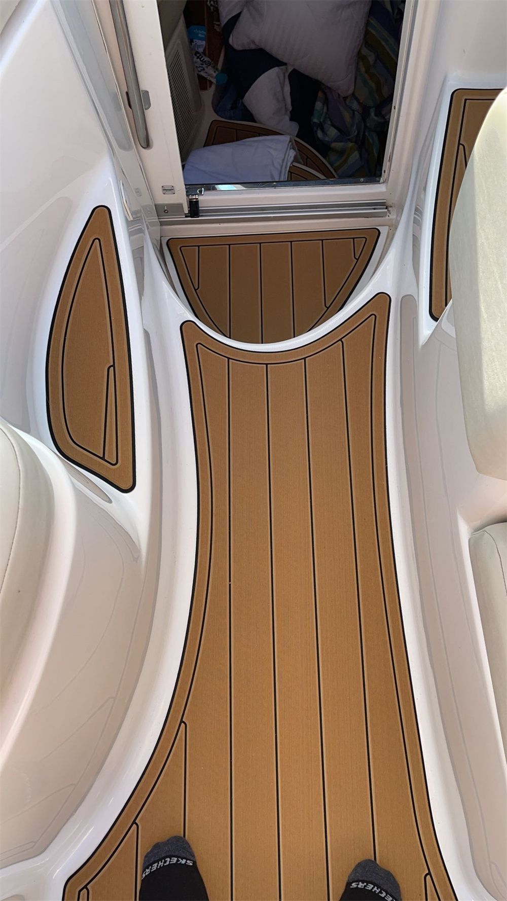 2005 Chaparral Signature 290 Swim Platform Cockpit Boat EVA Teak Floor Pad Mat SeaDek MarineMat Gatorstep Style Self Adhesive - Image 6