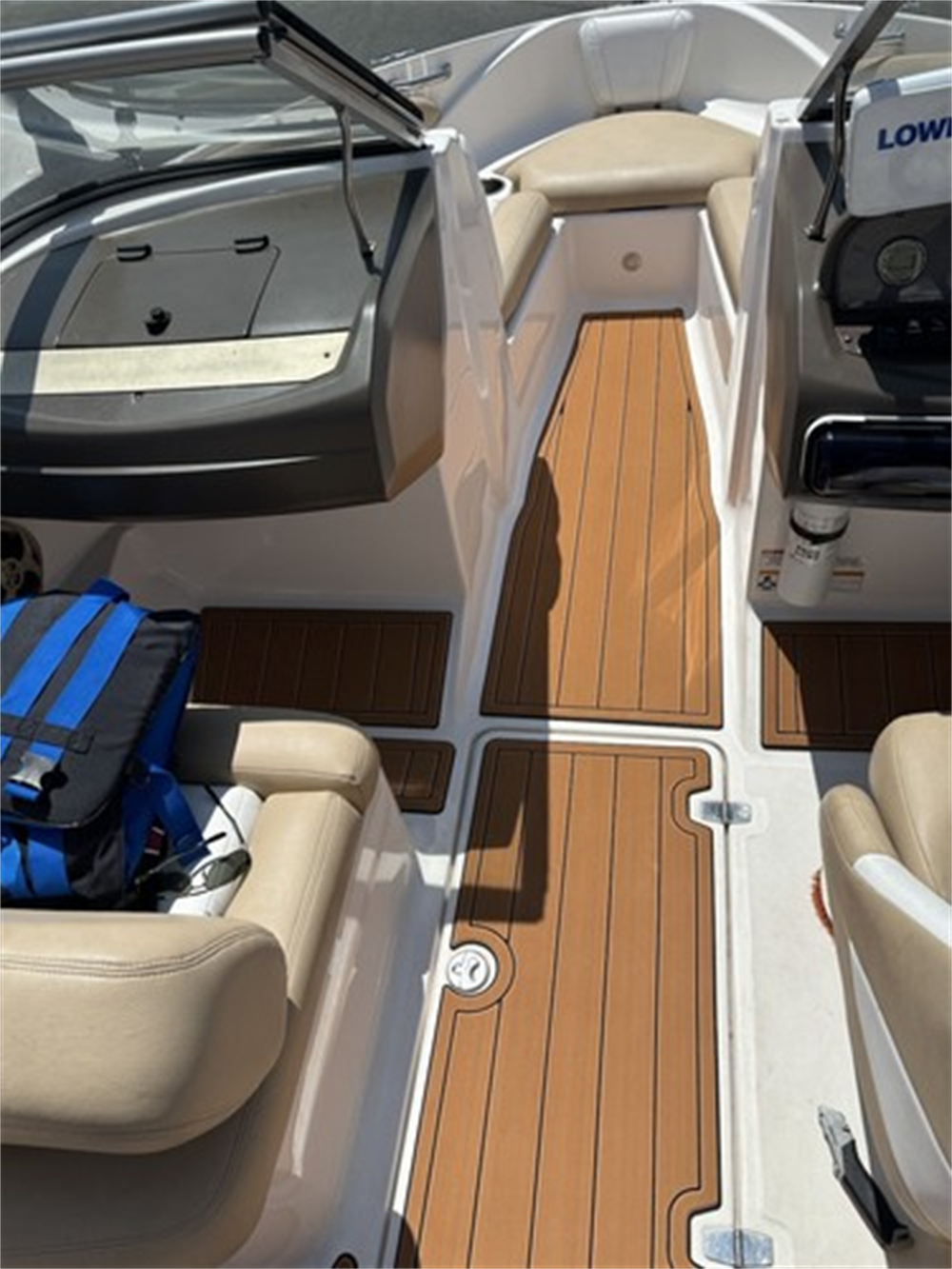 2015 Regal 1900 ES Swim Platform Cockpit Boat EVA Faux Foam Teak Deck Floor Pad SeaDek MarineMat Gatorstep Style Self Adhesive - Image 2