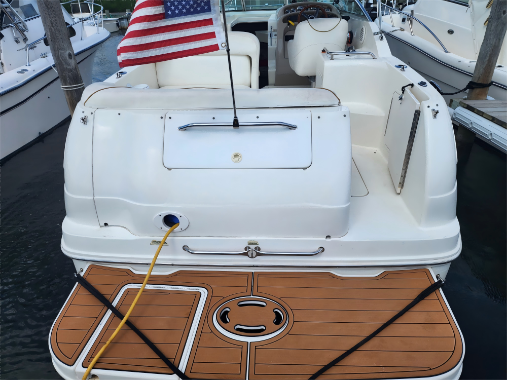 2003 Sea Ray 260 Sundancer Swim Platform Pad Boat EVA Foam Teak Deck Floor Mat SeaDek MarineMat Gatorstep Style Self Adhesive - Image 2