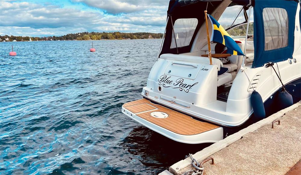 2003 Sea Ray 260 Sundancer Swim Platform Pad Boat EVA Foam Teak Deck Floor Mat SeaDek MarineMat Gatorstep Style Self Adhesive - Image 5