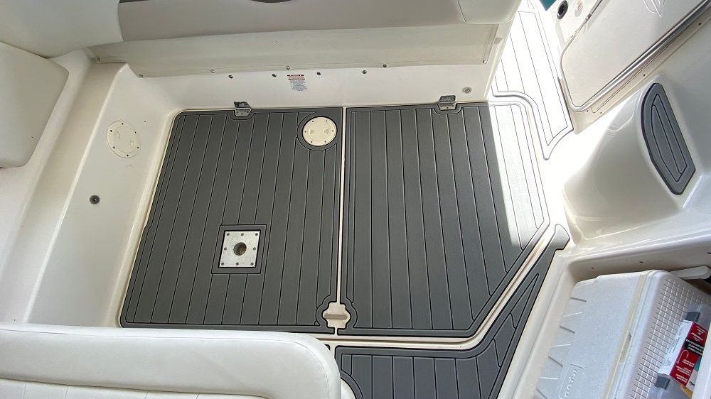 2006 Chaparral 280 Swim Platform Cockpit Boat EVA Foam Teak Deck Floor Pad Mat SeaDek MarineMat Gatorstep Style Self Adhesive - Image 2