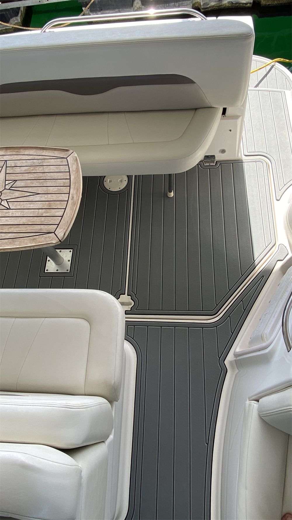 2006 Chaparral 280 Swim Platform Cockpit Boat EVA Foam Teak Deck Floor Pad Mat SeaDek MarineMat Gatorstep Style Self Adhesive - Image 5